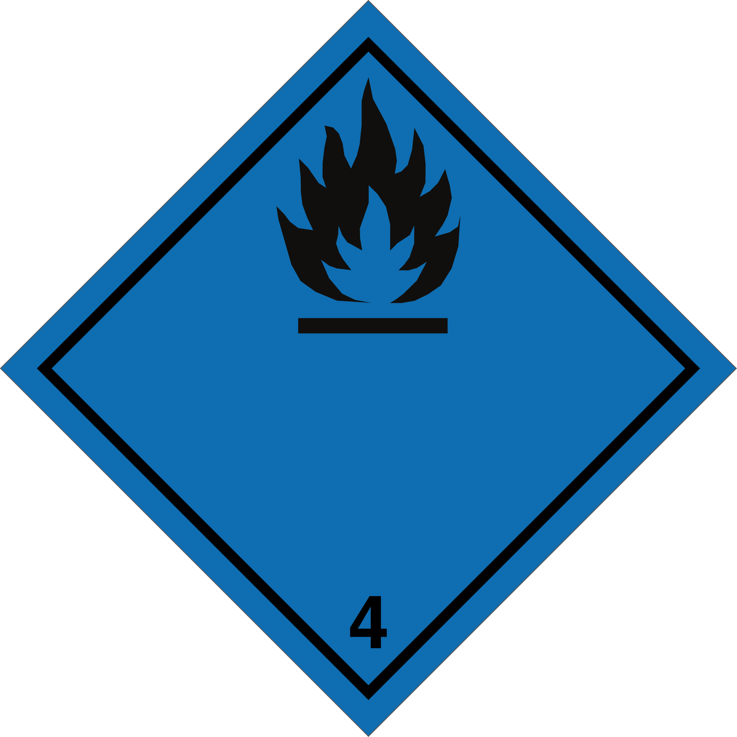 ADR sign and labels - flammable gas if in contact with water (32243954)