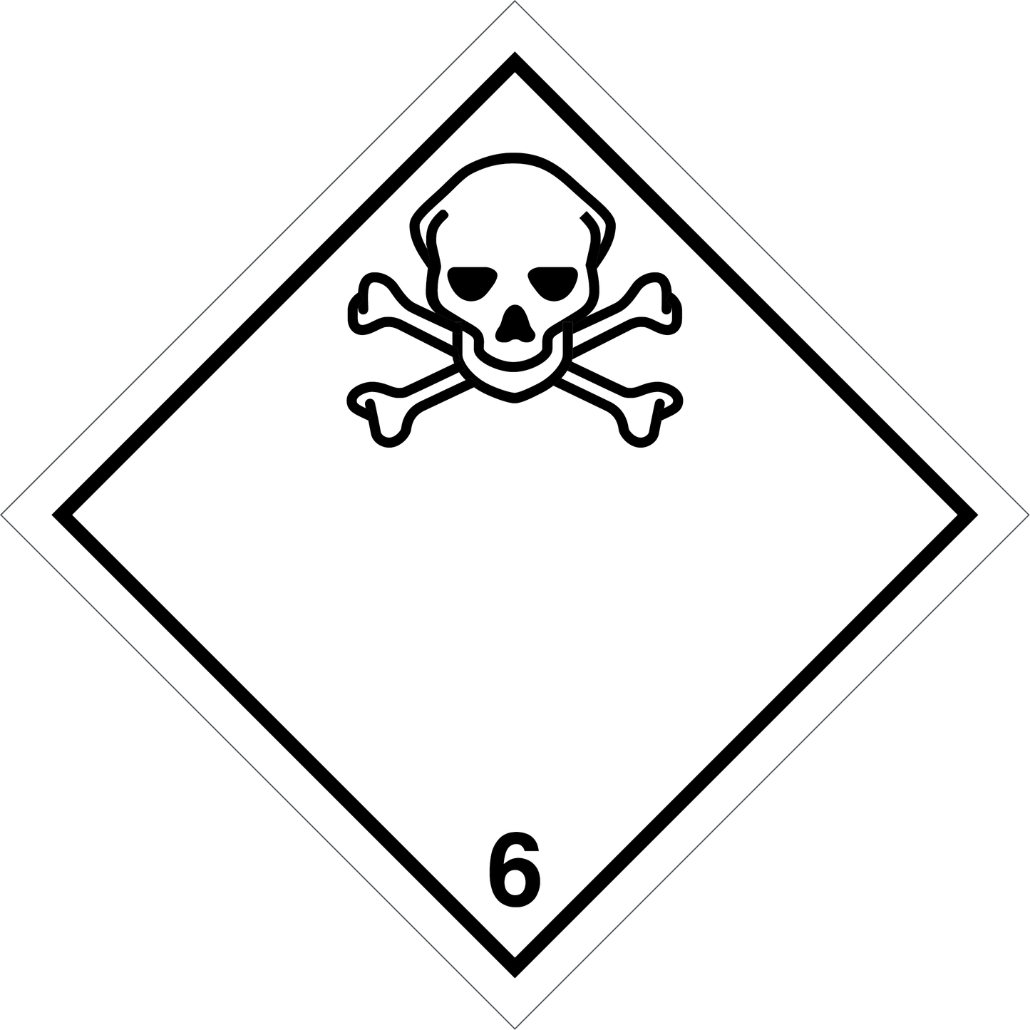 ADR sign and labels - toxic substances (32244001)