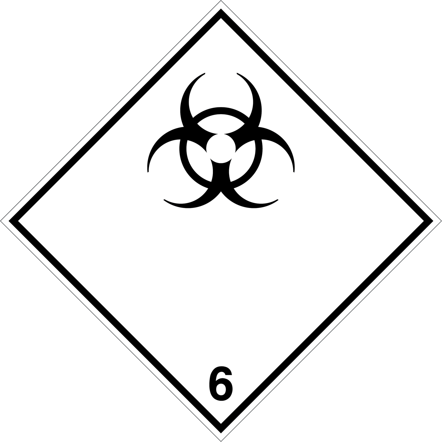 ADR sign and label - biohazard material (32243866)