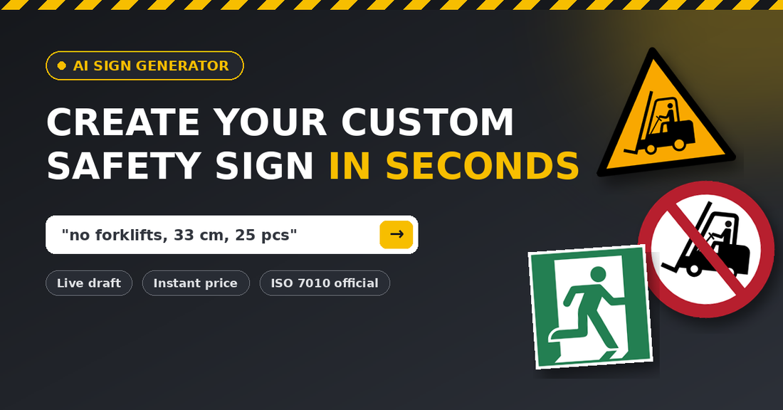 Create Custom Safety Signs in Seconds: Meet Our AI Sign Generator
