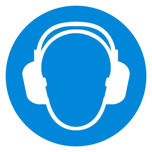 Floor sign - mandatory ear protection (32244667)