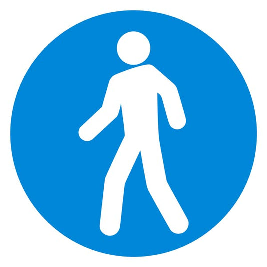 Floor sign - pedestrian area (32245058)