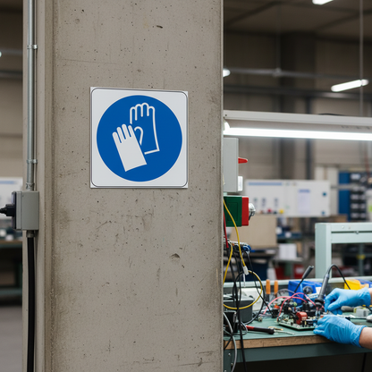 Schutzhandschuhe benutzen M009 | ISO 7010 Gebot