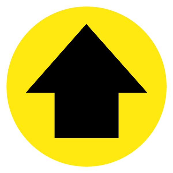 Floor sign - arrow