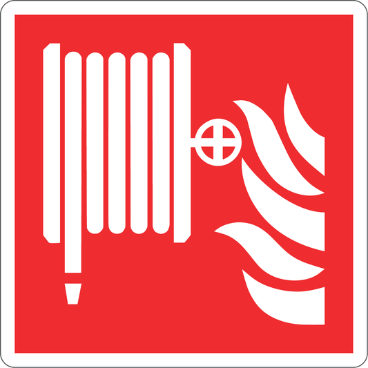 Fire Hose Location Sign, material Adhesive PVC, size 250*250mm