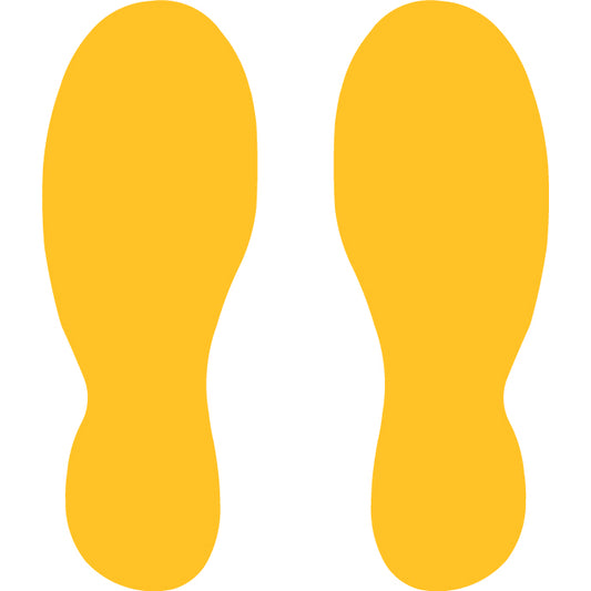 Floor Marking Boot Footprints 240x90 mm, color Blue, pack Kit 4 (2 pairs)