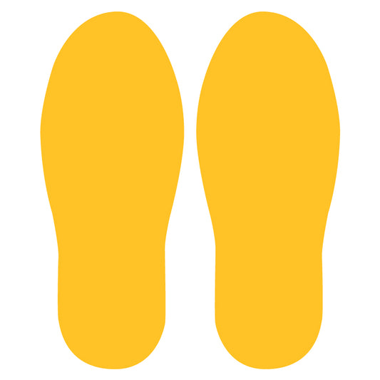 Floor Marking Boot Footprints 300x120 mm, color Blue, pack Kit 4 (2 pairs)