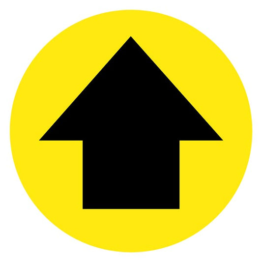 Directional Arrow Floor Sign Ø43 cm product image