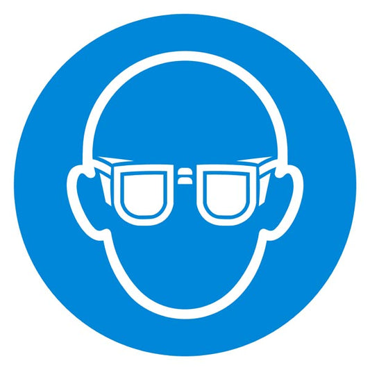 Safety Glasses Floor Sign Ø43 cm product image