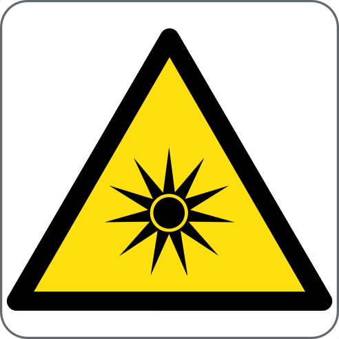 Warning sign: laser radiations (32245432)