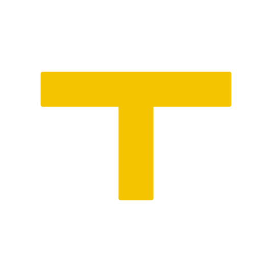 Floor Marking T Signs 200x300 mm | Anti-Slip