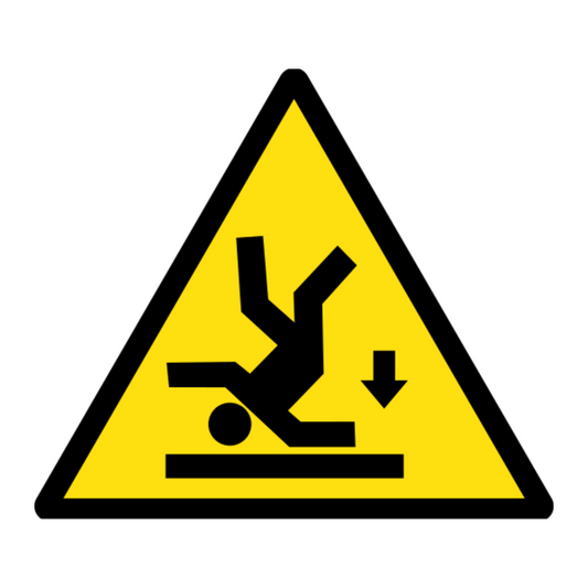 Slippery Surface Warning Sign, material Aluminum, size 350mm (triangle)