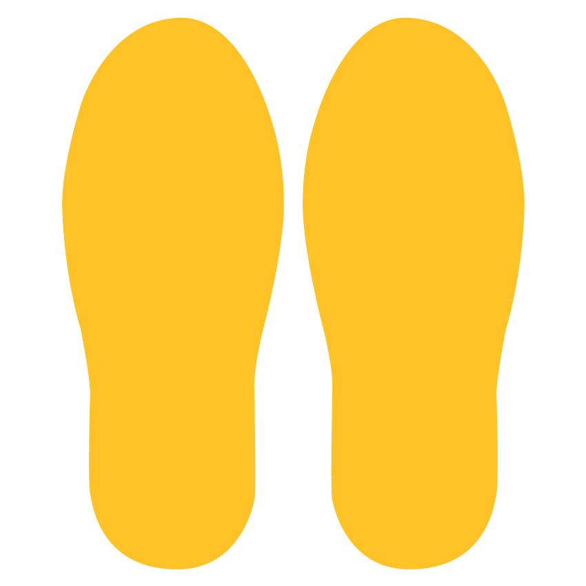 Floor Marking Boot Footprints 300x120 mm | Anti-Slip